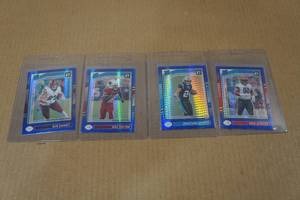 lot 66 image: Optic Rookie Football Parallel Cards - Jenkins, Melton, Brooks, Sinnott