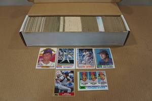 lot 75 image: 1980s Baseball Cards