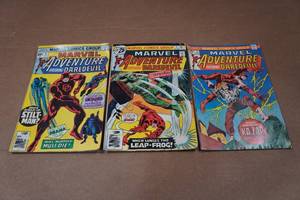 lot 105 image: 3 Marvel Adventure Daredevil Comic Books