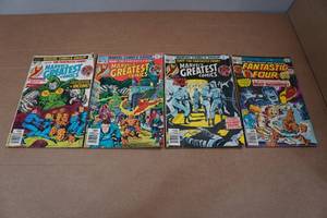 lot 110 image: 4 Marvel Comic Books - Fantastic Four, Marvels Greatest