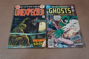 lot 113 image: 2 DC Comic Books - Unexpected & Ghosts