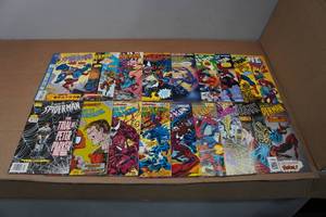 lot 118 image: 18 Marvel Web of Spider-Man Sub-Set Comic Books