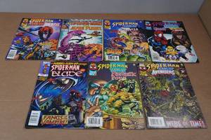 lot 120 image: 7 Marvel Team-Up Spider-Man Comic Books