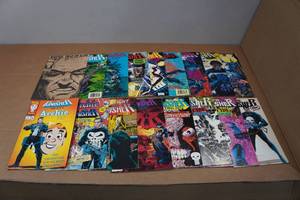 lot 125 image: 17 Marvel The Punisher Comic Books - Meets Archie