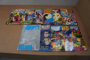 lot 126 image: 12 Marvel The Avengers Comic Books