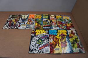 lot 127 image: 12 Marvel Iron Man Comic Books