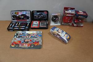 lot 147 image: Nascar Collectibles - Dominoes Set, Playing Cards, Ornaments