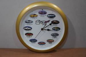lot 173 image: Official 50th Anniversary Corvette Dealer Clock