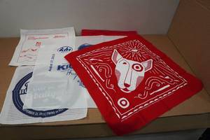 lot 227 image: Assorted Sports Hankies - Game Giveaways