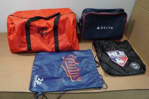 lot 230 image: 4 MN Twins Bags - Game Giveaways