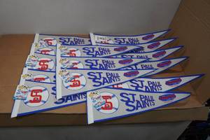 lot 234 image: 14 St Paul Saints Pennants