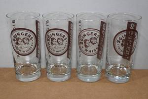 lot 250 image: Set of Four 2 Gingers Irish Whiskey Drinking Glasses