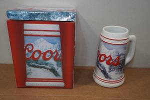 lot 252 image: Coors 2015 Holiday Beer Stein