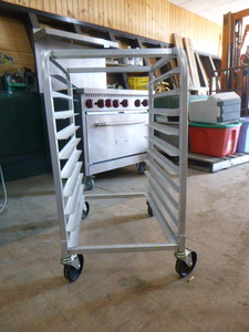 lot 50 image: Tray Rack on Casters