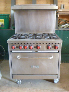 lot 52 image: Motak Six Burner Gas Stove
