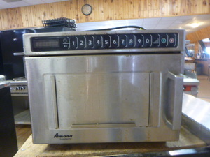lot 34 image: Amana Commercial Microwave Oven
