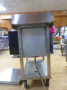 lot 37 image: Wasserstrom Portable Stainless Steel Ice Bin