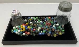 lot 20 image: Misc. Vintage Collectible Marbles