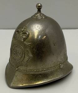 lot 24 image: Vintage Metal Police Helmet Bell 2 58
