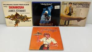lot 63 image: Vintage Albums Including American Graffiti, The Graduate, Shenandoah & White Fang