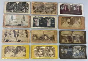 lot 72 image: Misc. Antique Stereograph View Cards