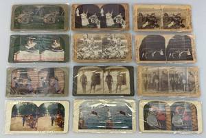 lot 73 image: Misc. Antique Stereograph View Cards