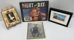 lot 80 image: Misc. Framed Marilyn Monroe Pictures