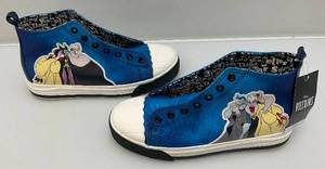 lot 139 image: Ground Up Brand DISNEY Villains High Top Shoes (New With Tags And Hanger (Size US 8)