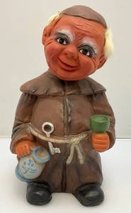 lot 217 image: Vintage Helco Brand 9 Friar Monk Bobblehead Nodder West Germany
