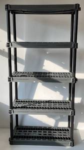 lot 246 image: Large Plastic Collapsible Shelf 36 L x 18 W x 74 H