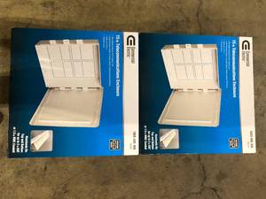 lot 5 image: Lot of Commercial Electric 15 in. Telecommunications Enclosure Customer Returns See Pictures