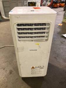 lot 29 image: Vissani 5,300 BTU 115-Volt 3-in-1 Portable Air Conditioner Cools 150 Sq. Ft. in White Missing Pieces   Customer Returns See Pictures