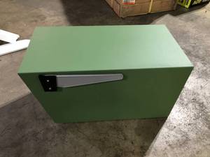 lot 30 image: Mail Boss Mail Manager Locking Post-Mount Mailbox with High Security Reinforced Patented Locking System, Sage Green    Customer Returns See Pictures
