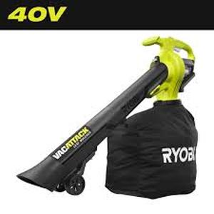 RYOBI 40V Vac Attack Cordless Battery Leaf Vacuum/Mulcher (Tool Only) Customer Returns See Pictures