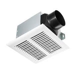lot 38 image: Hampton Bay 80 CFM Ceiling Mount Room Side Installation Heavy-Duty Bathroom Exhaust Fan Customer Returns See Pictures