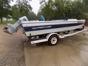 1985 Nordic Crestliner, Evinrude Motor & Roller Trailer