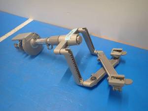 lot 30 image: HumanScale Clamp on Dual Monitor Stand 
