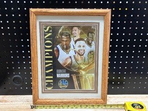 lot 55 image: Golden State Warriors Champions Framed Pictures