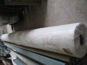 lot 22 image: Brand new roll of beige carpet 12ft...