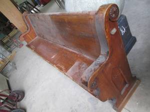 lot 28 image: Complete unit solid hardwood vintag...