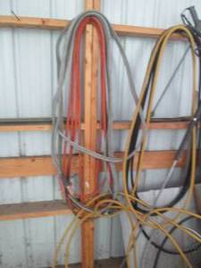 lot 31 image: (2) pressure washer hoses with wand...