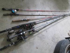 lot 43 image: Fishing rods and reels from makers ...