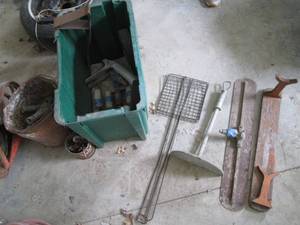 lot 45 image: Recycling tote containing masonry t...