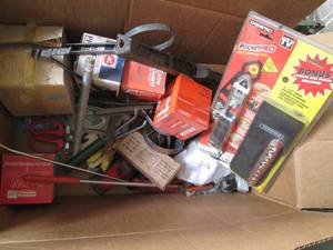 lot 80 image: Socket set, hand planers, wiring su...