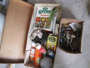 lot 244 image: Lot of misc garden chemicals and su...