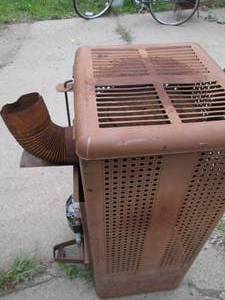 lot 294 image: Vintage oil burning stove...