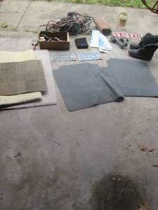 lot 113 image: Car Mats, license plates, automotive & more