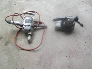 lot 125 image: Vintage 12 electric drill with ha...