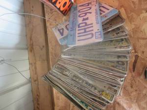 lot 146 image: Large lot of license plates