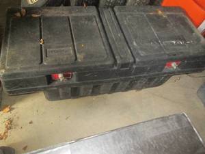 lot 168 image: Plastic work box truck bed tool box...